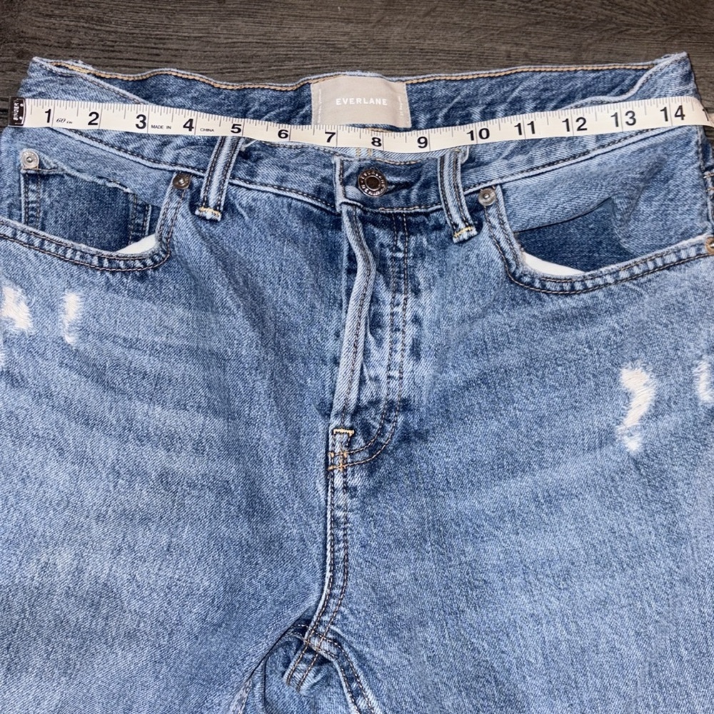 Everlane O-S Relaxed Boyfriend Button Fly Jean Size 27 Medium Wash - Picture 13 of 14